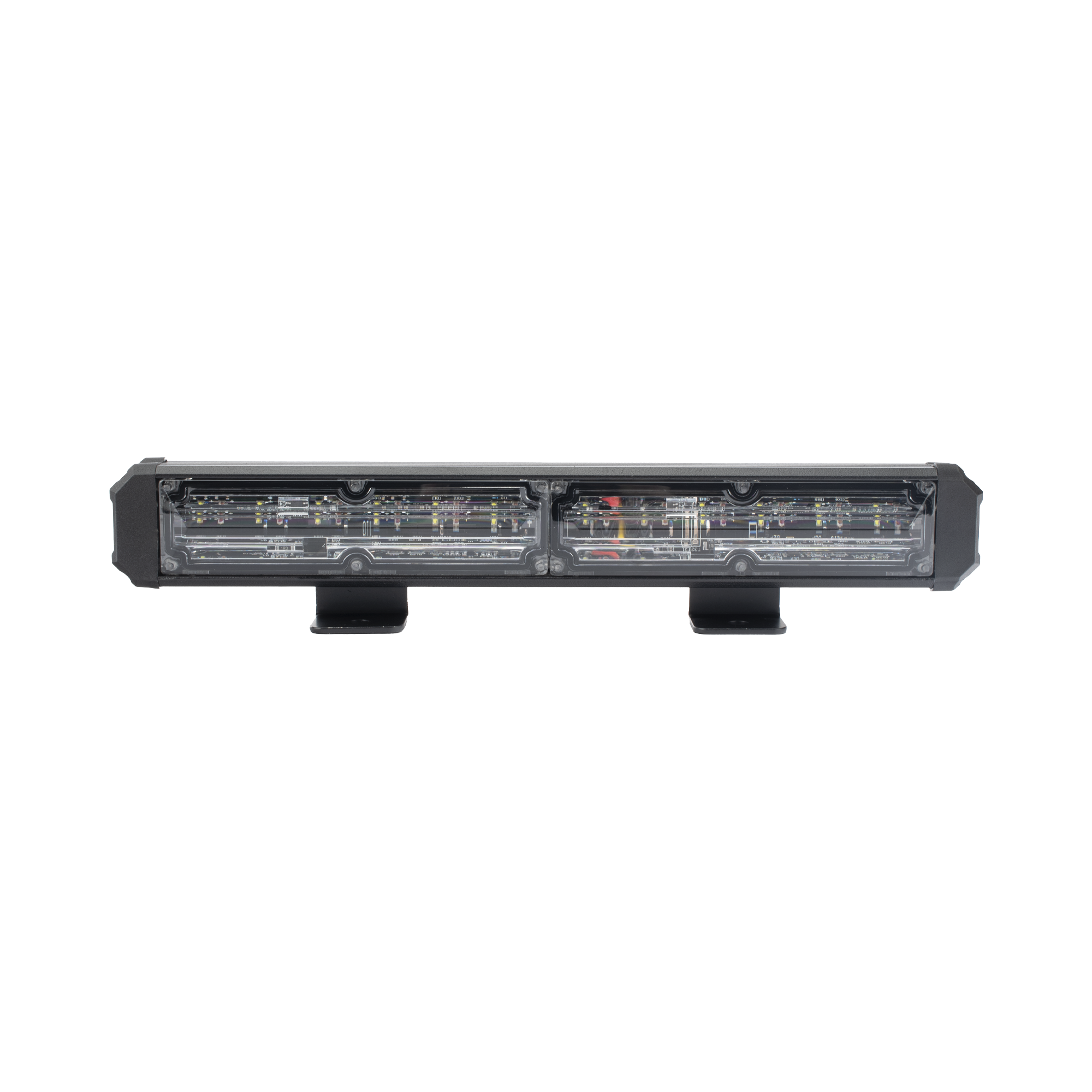 XLT2132RW|Barra de Luz de Advertencia, 2 M??dulos de 6 LED, 11 Pulgadas Rojo/Claro